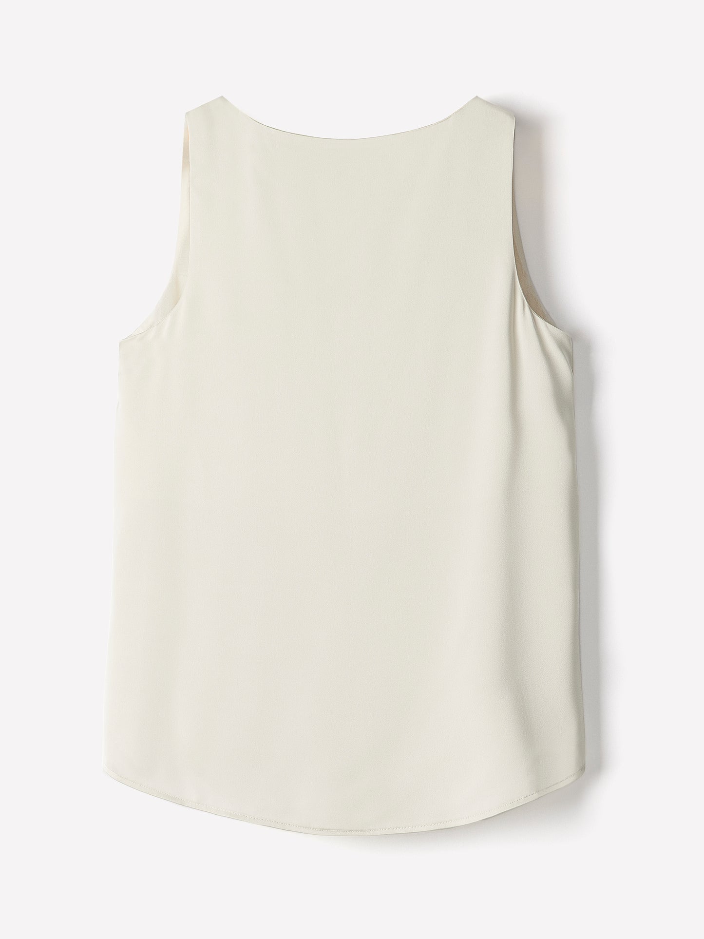 Woven Satin Cami Blouse U Neck