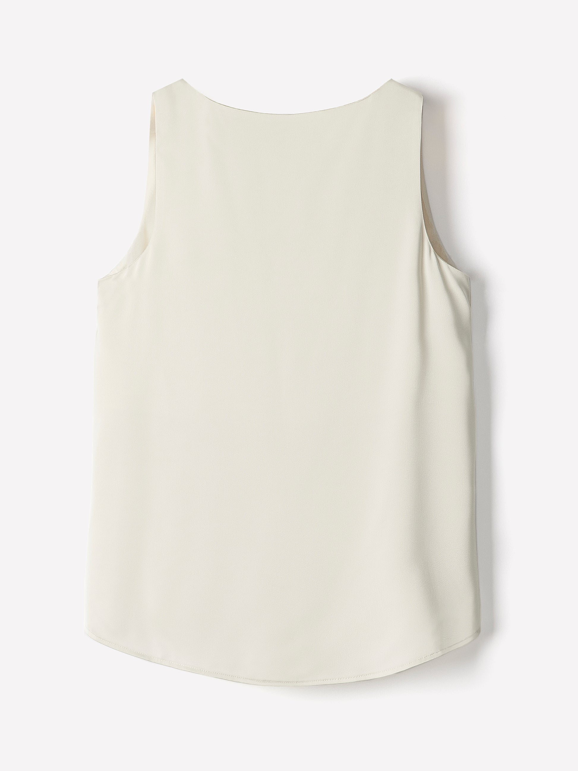 Woven Satin Cami Blouse U Neck