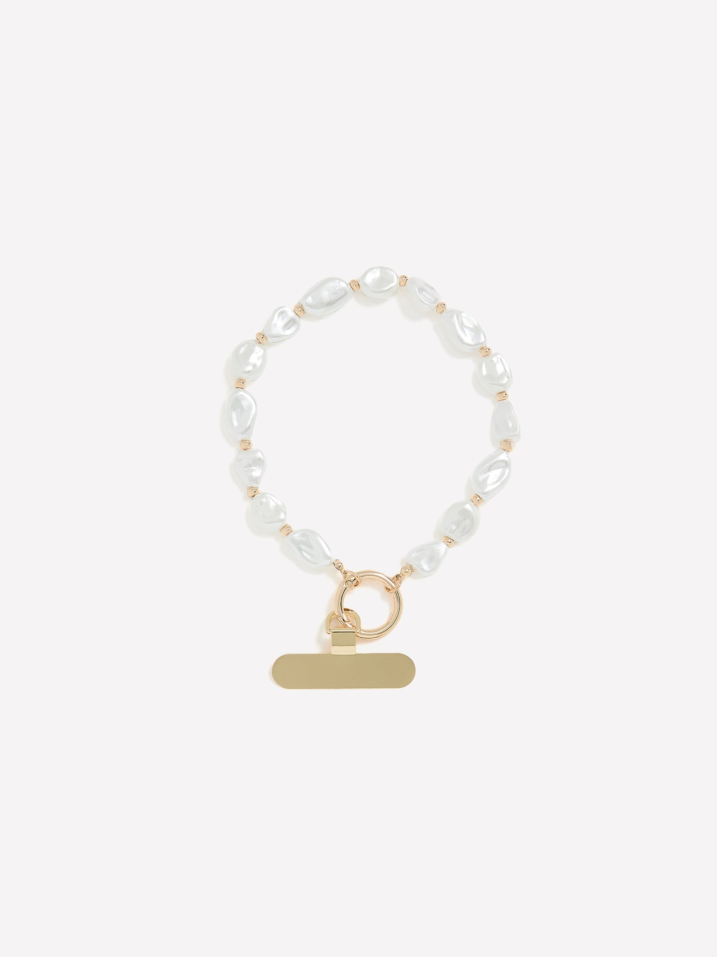 Glass Pearl Bag Charm & Phone Wristlet