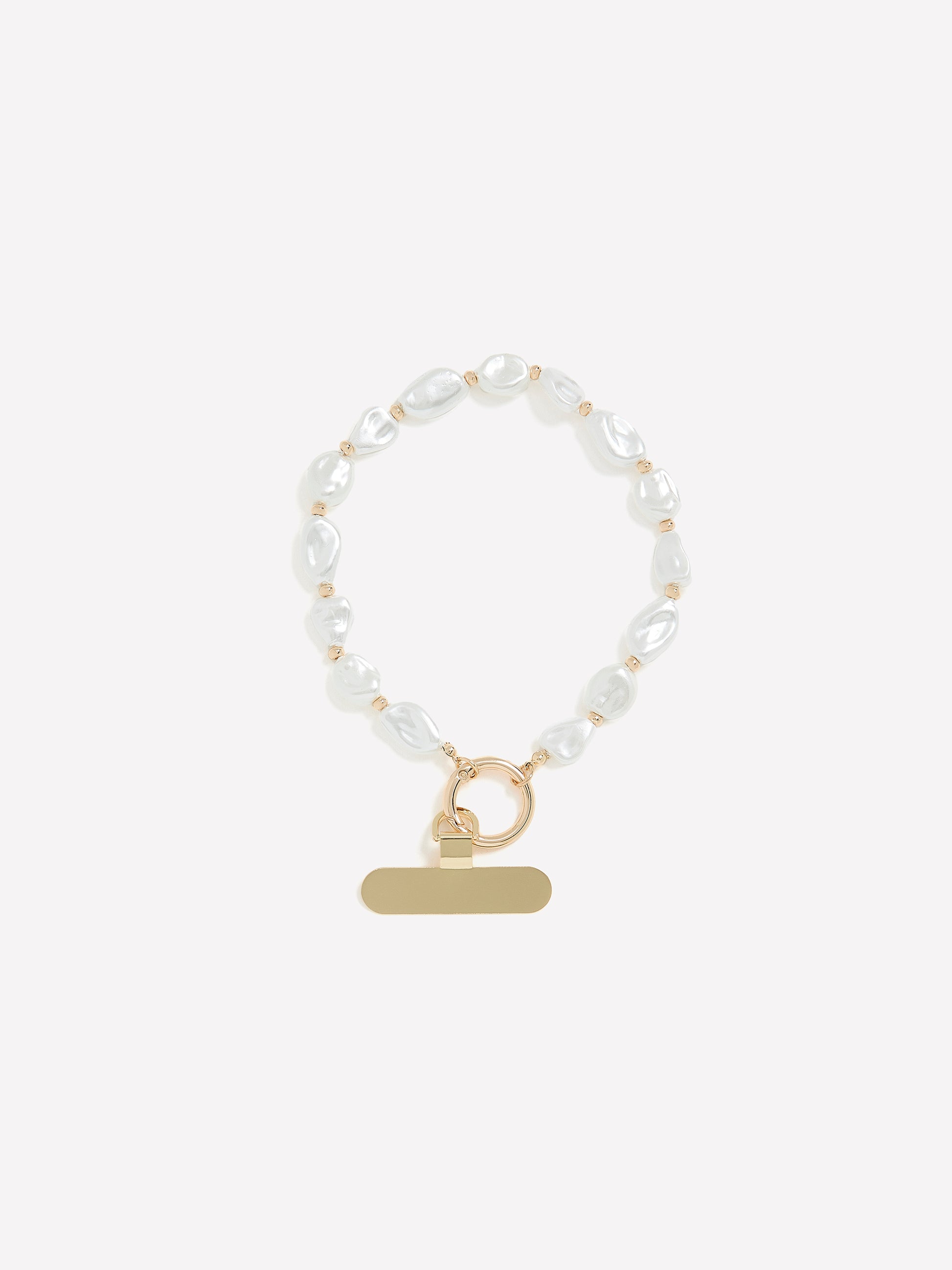Glass Pearl Bag Charm & Phone Wristlet