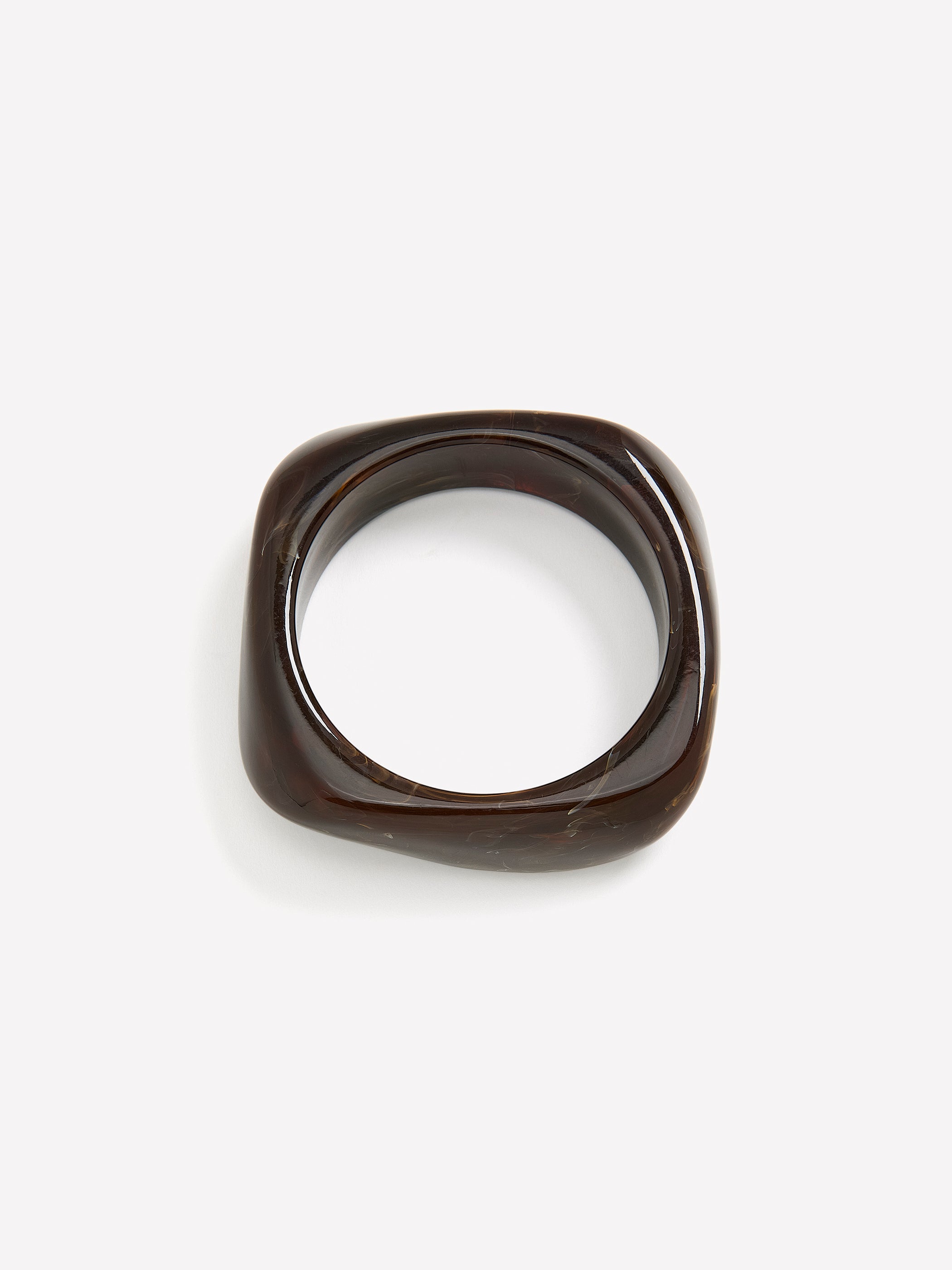 Bracelet Rigide Carré en Résine