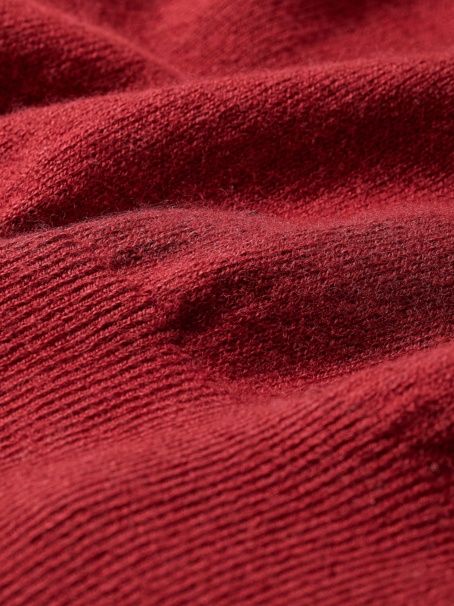 Wool-Blend Long-Sleeve Polo Sweater