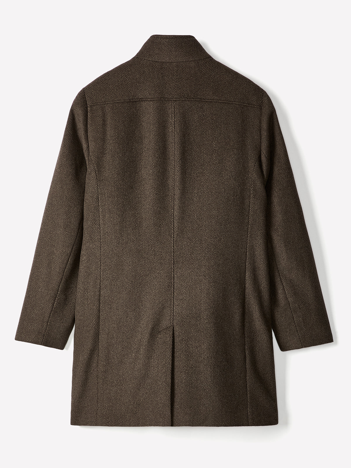 Wool Blend Funnel Topcoat