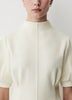 Short-Sleeve Mock-Neck Hourglass Sweater Dress