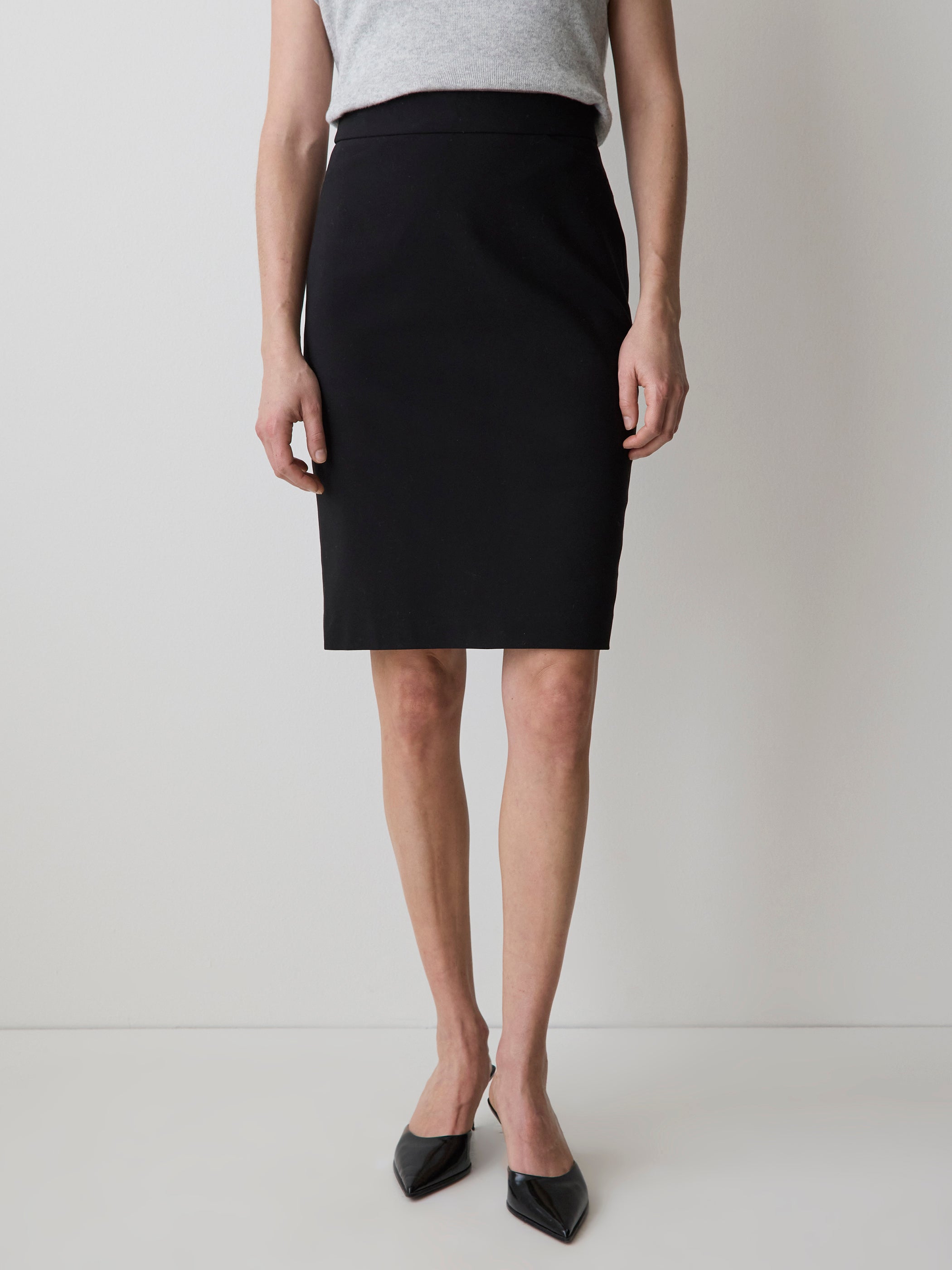 Limitless Black Pencil Skirt