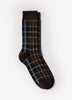 Men's Knit Socks Heritage Plaid Cotton Blend