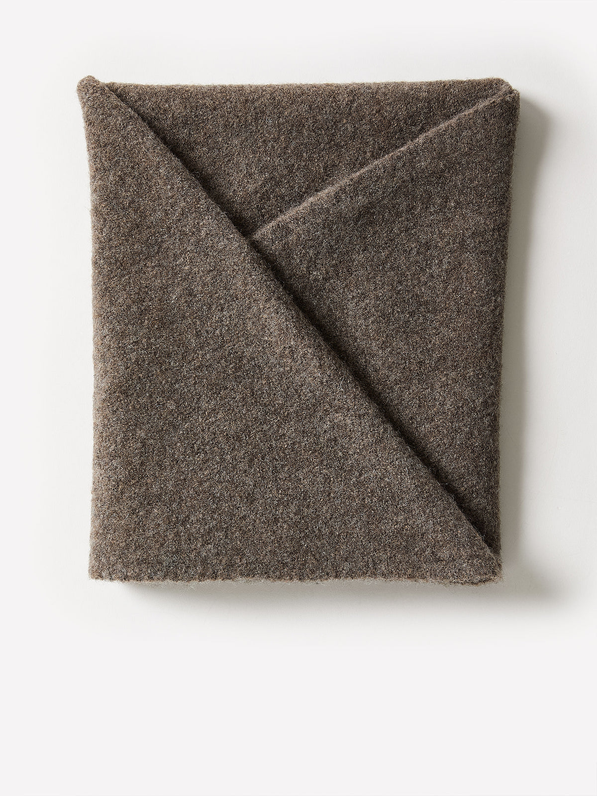 Triangular Wool-Blend Scarf