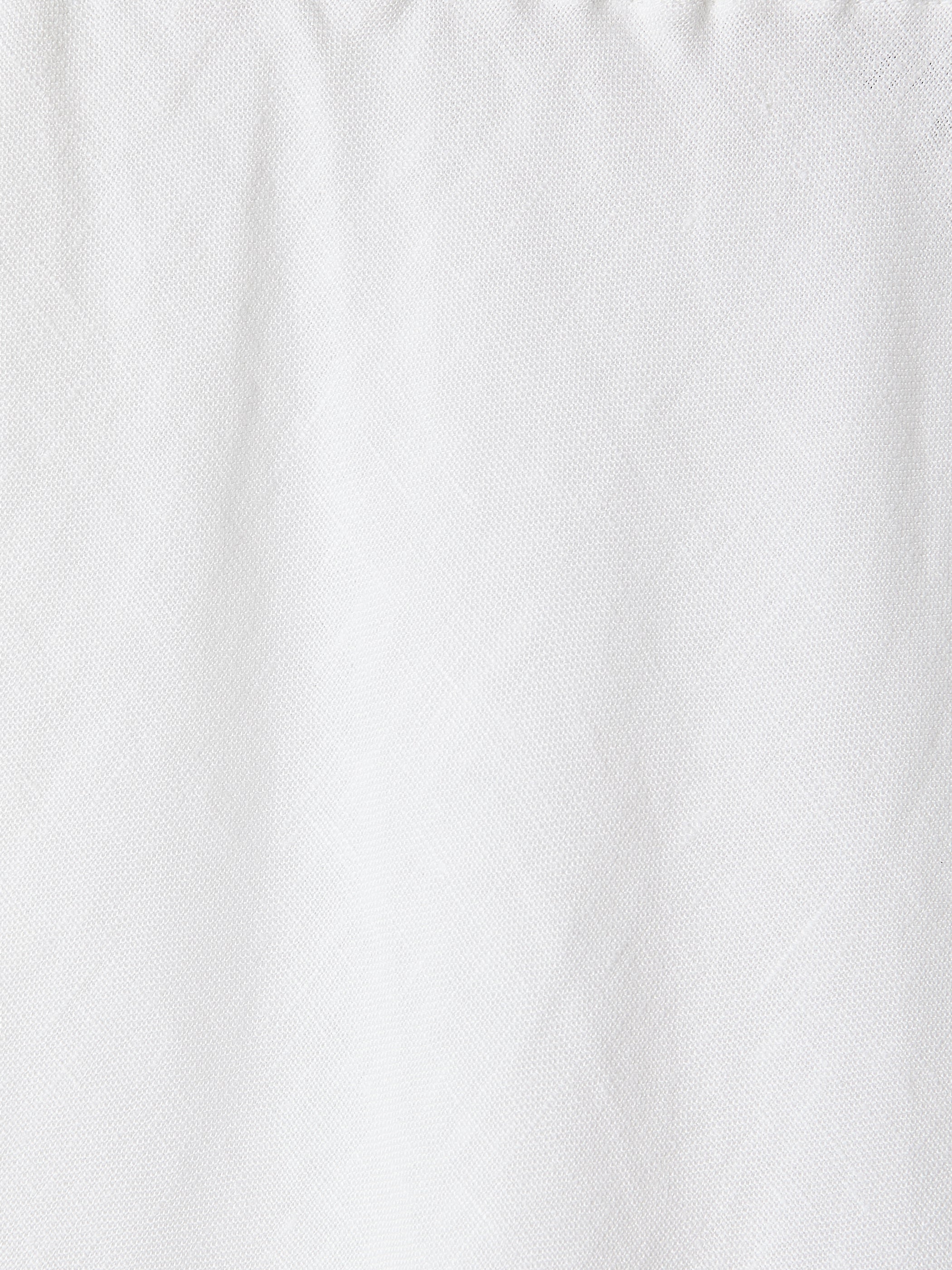 Linen Straight Midi Skirt