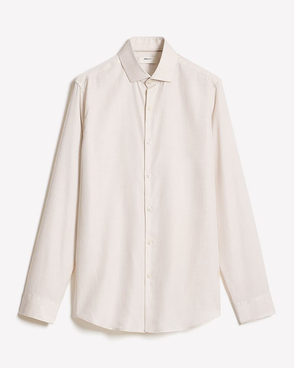 Tailored Fit Heather Dress Shirt