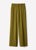 High Rise Wide Leg Stretch Woven Pant