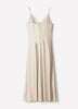 Woven Satin Lace Cami Dress