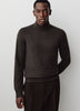 Long Sleeve Mock Neck Pullover Sweater Cotton Blend