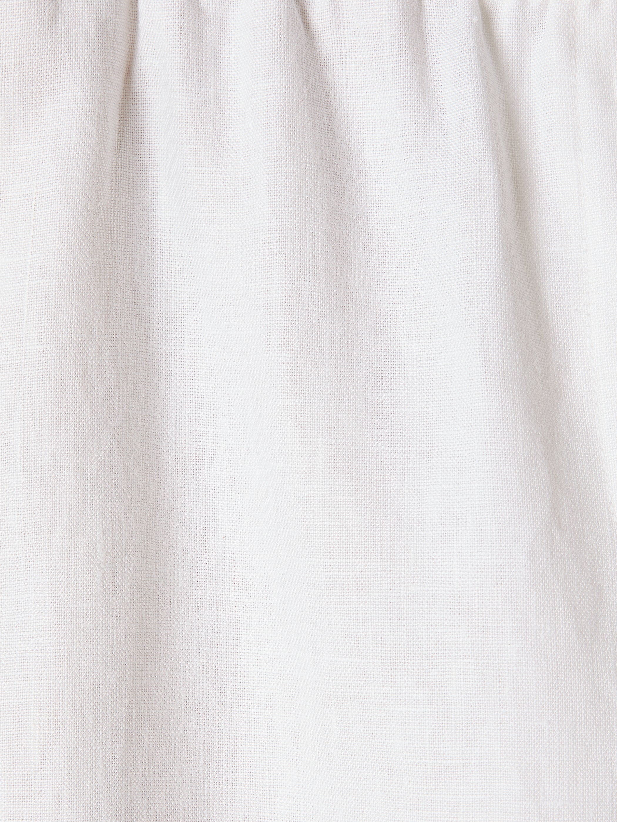 Linen Mid-Rise Wide-Leg Pant