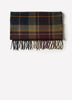 Plaid Scarf with Fringes