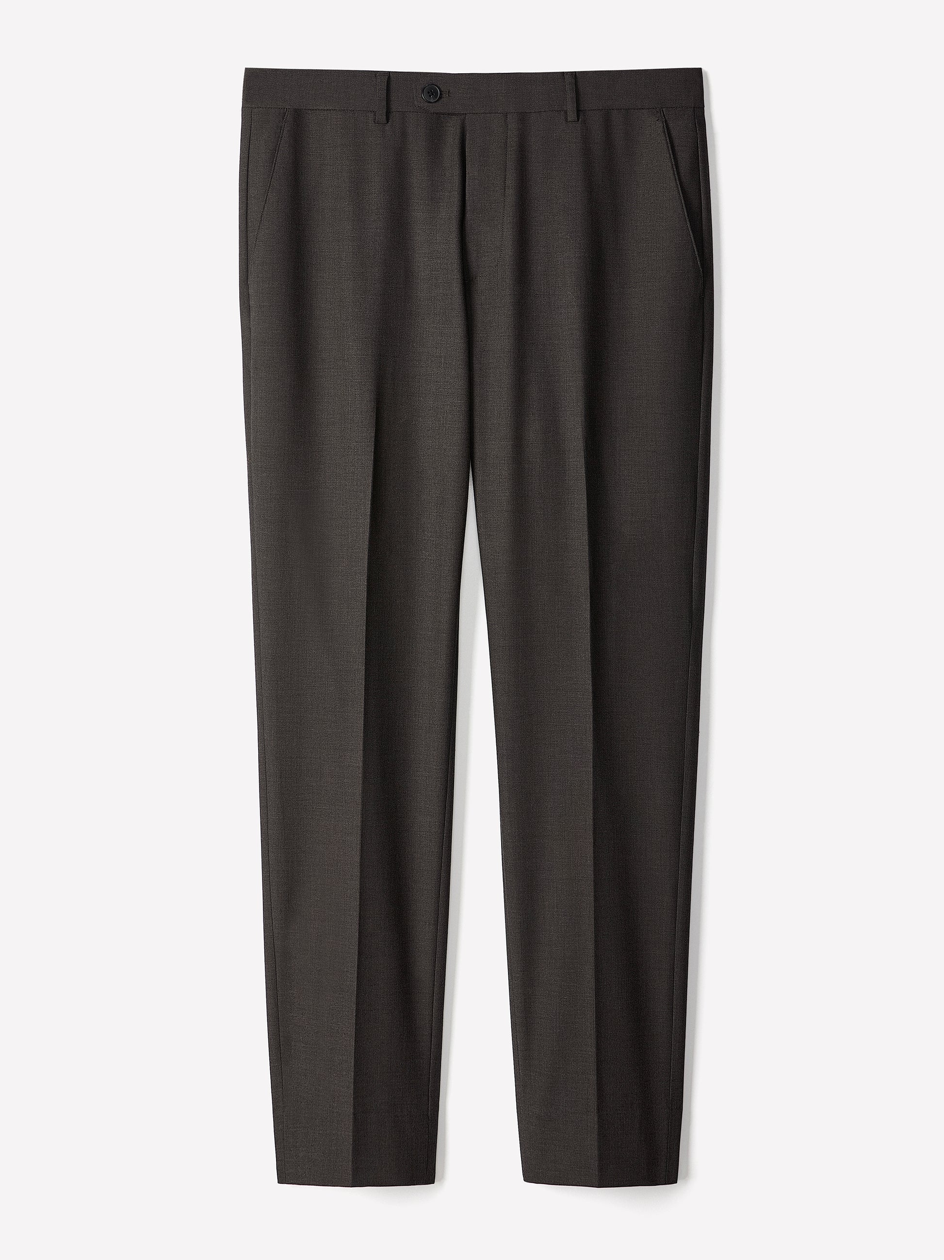 Slim-Leg Wool-Blend Pant
