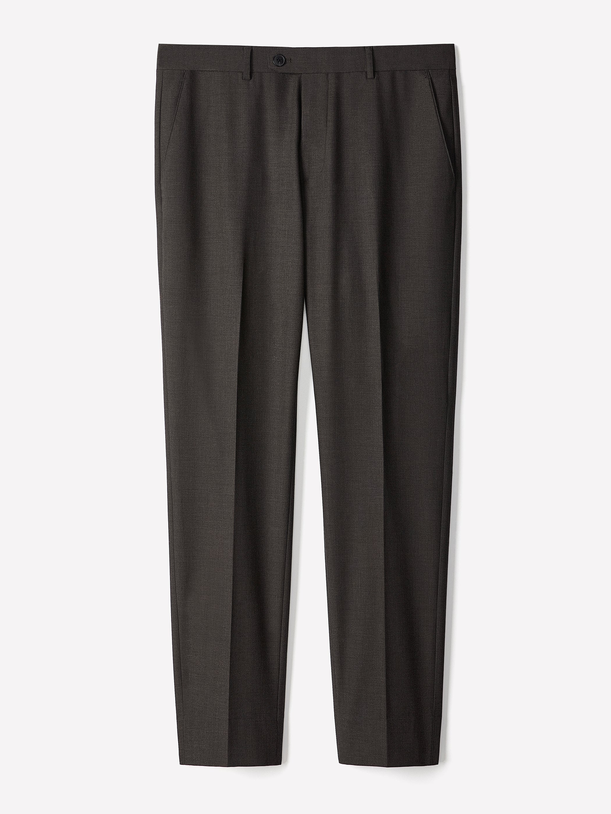 Slim-Leg Wool-Blend Pant