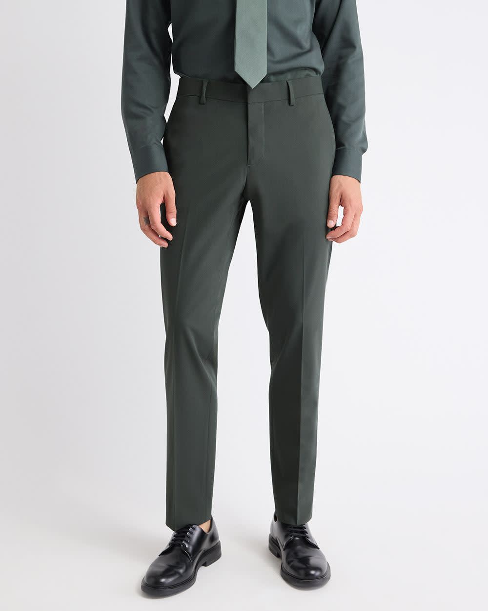 Slim Fit Dark Green Suit Pant