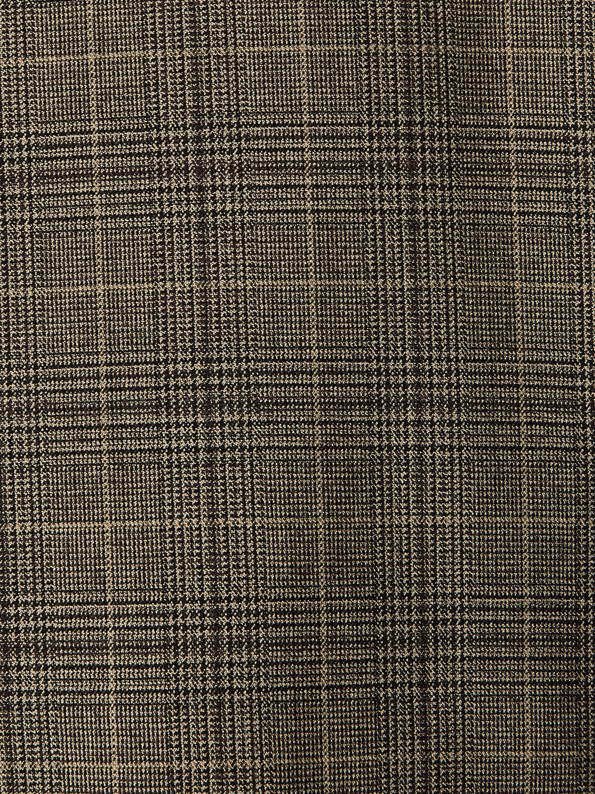 Plaid Wool-Blend Mini Skirt
