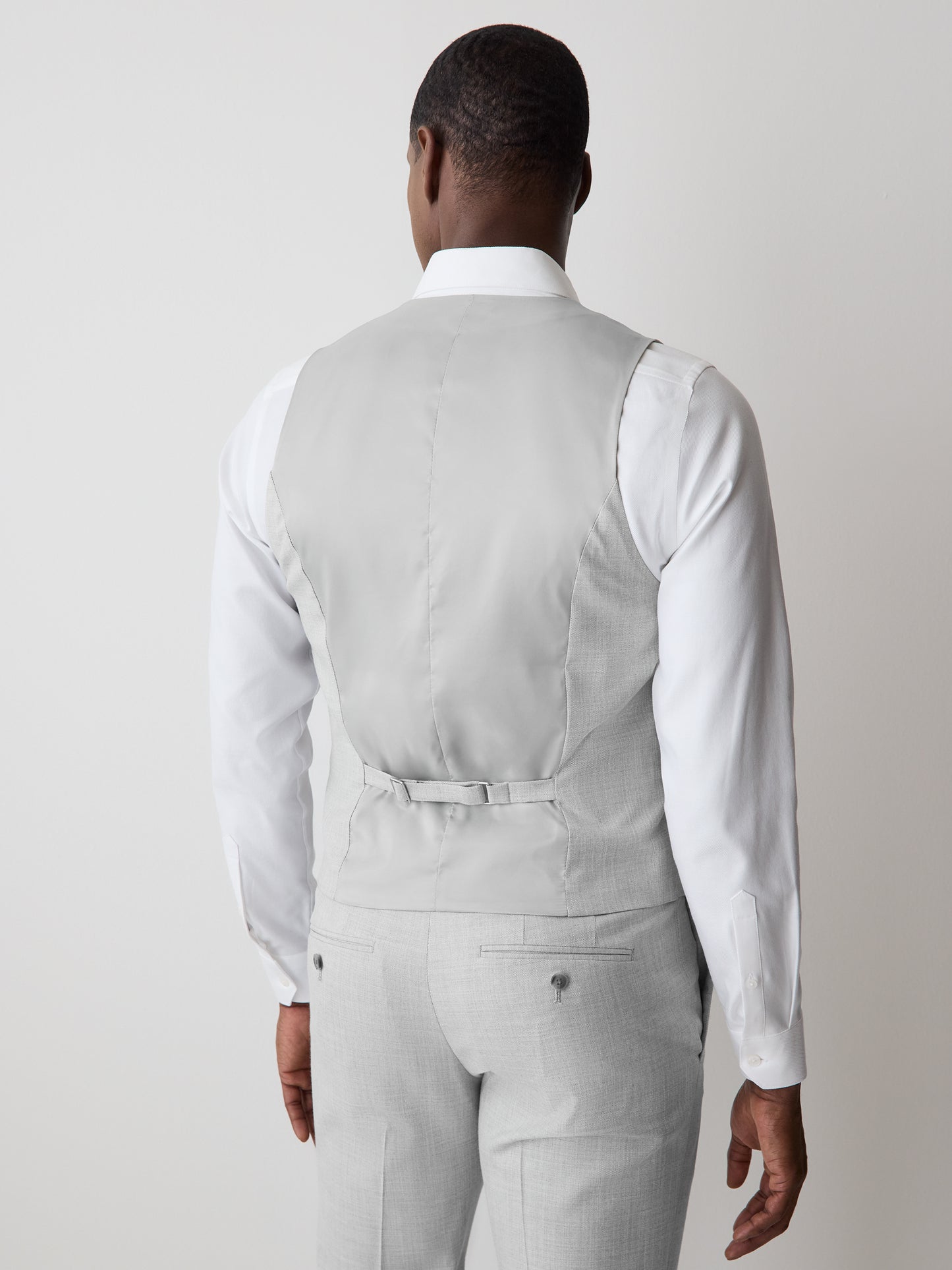 Essential Light Grey Suit Vest