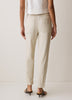 Linen Mid-Rise Tapered-Leg Jogger Pant