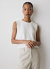 Crew-Neck Satin Cami