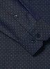Slim Fit Cotton Shirt with Stand Collar