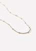 Necklace Delicate Spheres Chain 16" Length