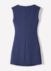 Robe Courte Sans Manches à Col Rond