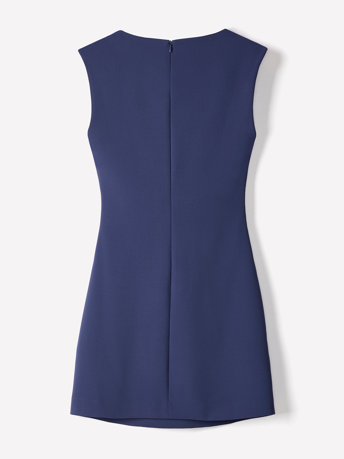 Robe Courte Sans Manches à Col Rond