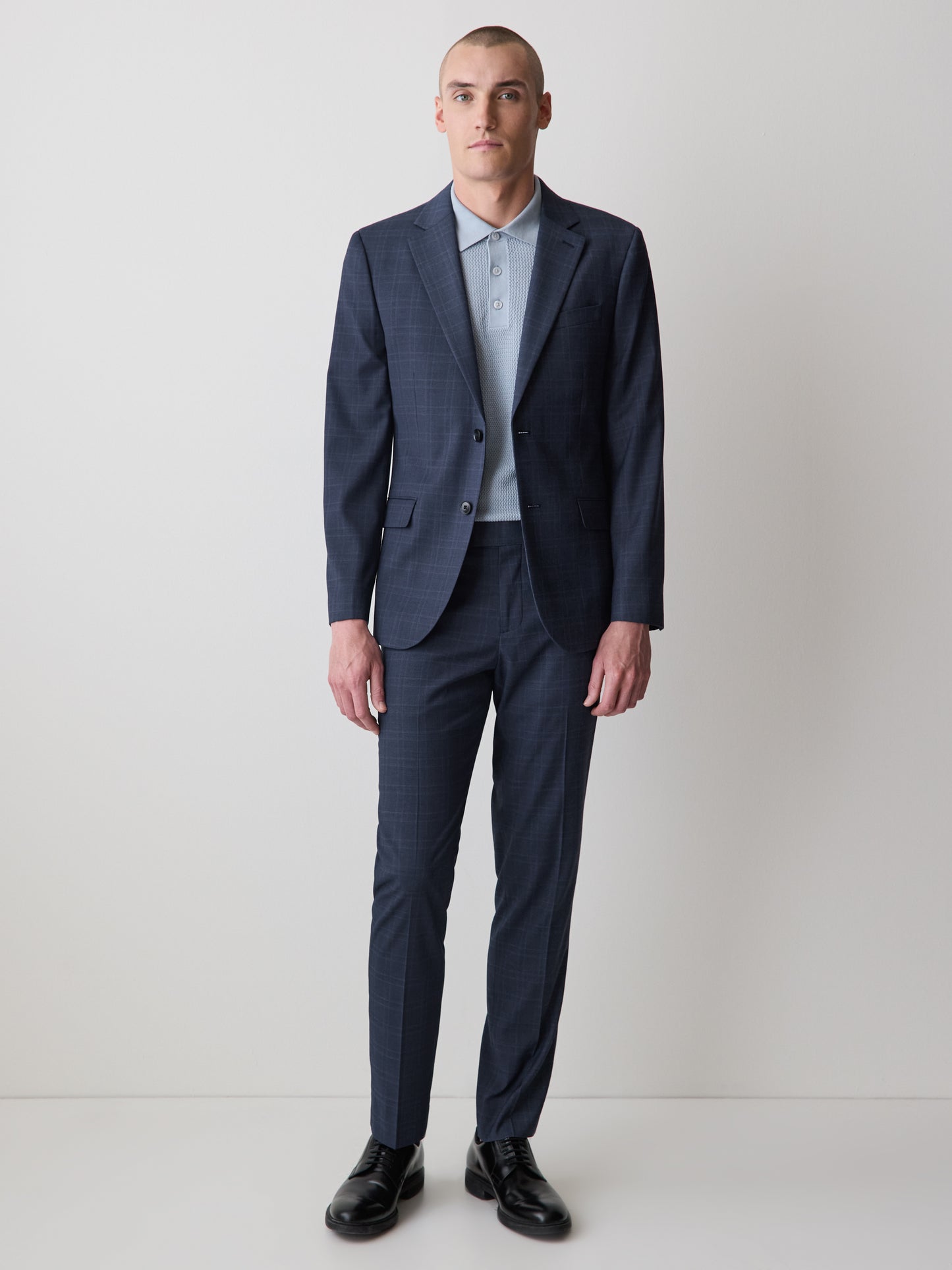 Slim Fit Woven Check Pant