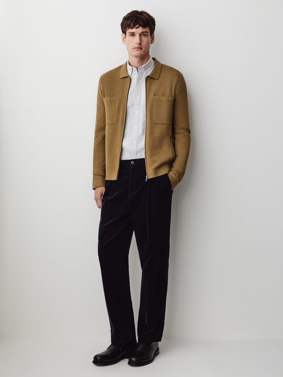 Zipped Sweater Cardigan