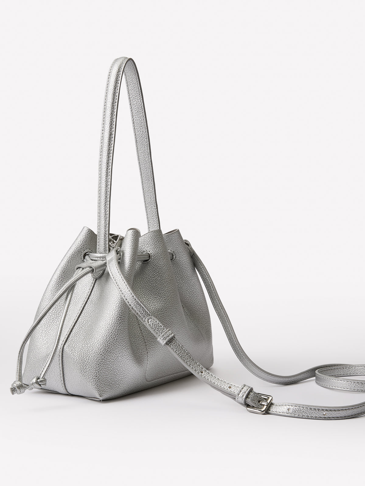 Small Faux Leather Cross-Body Bag
