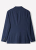 Blue Slim Fit Wool Suit Blazer