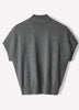 Knit Sweater Extra Fine Merino Wool Mock Neck