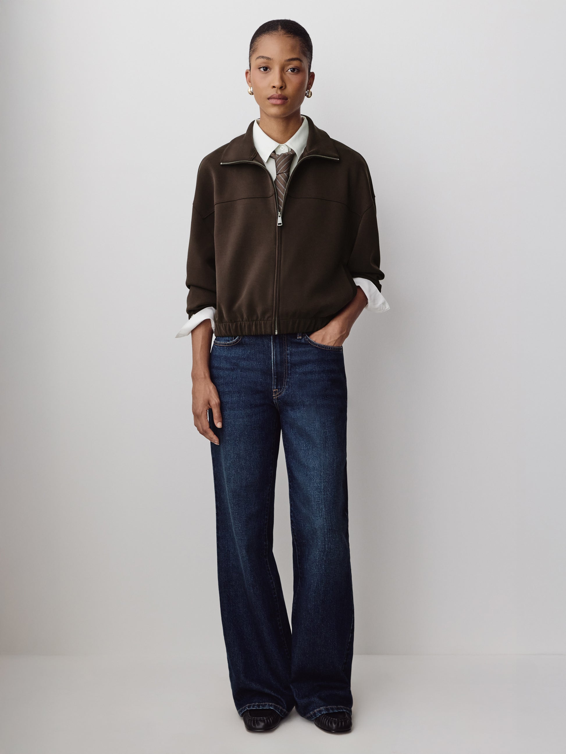 High-Rise Wide-Leg Jeans