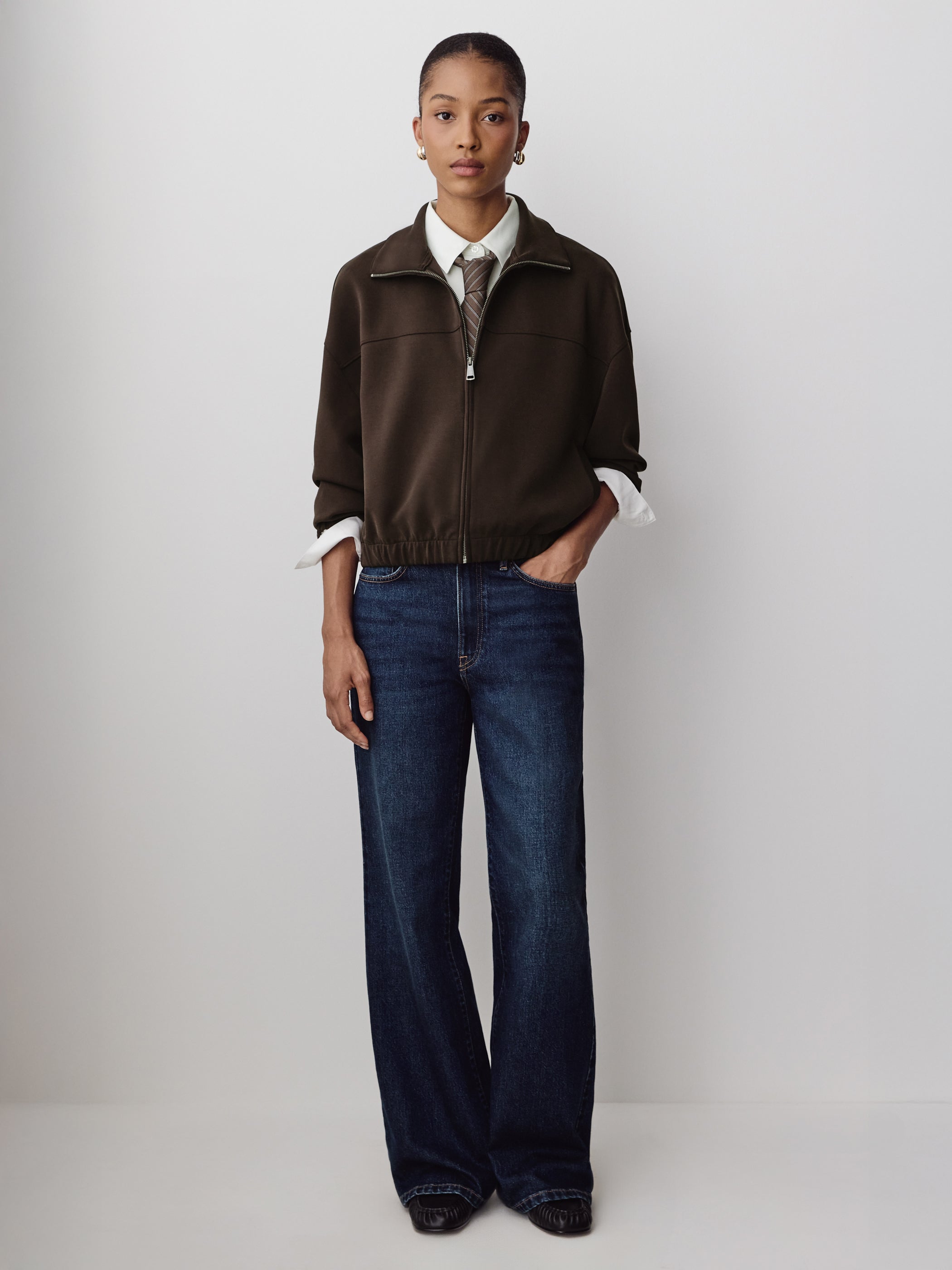 High-Rise Wide-Leg Jeans