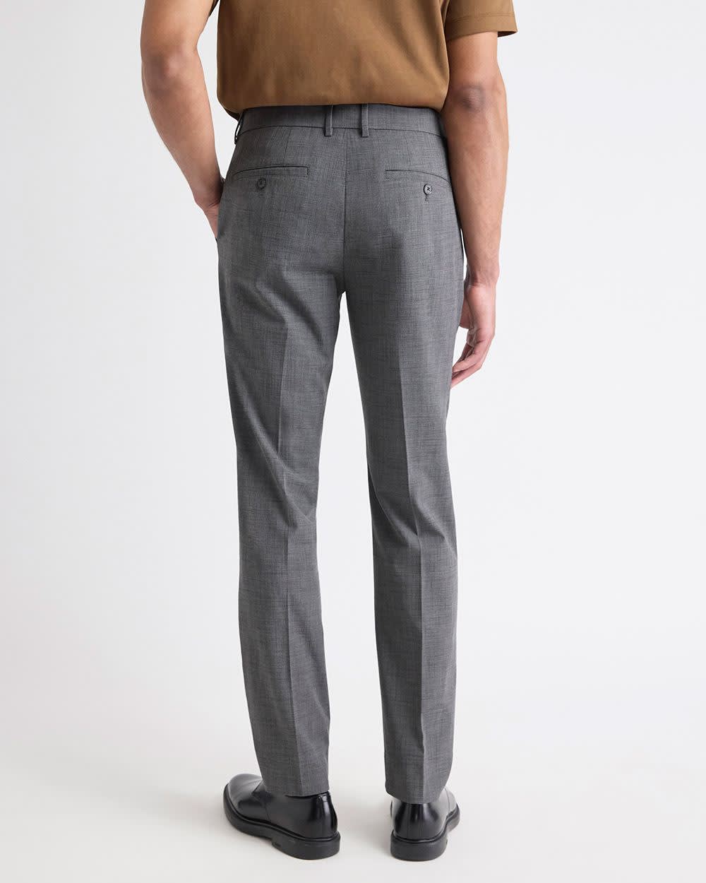 Men's Slim-Fit Essential Woven Pant Black – RW&CO
