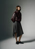 Woven PU Coated Jacket with Funnel Neck