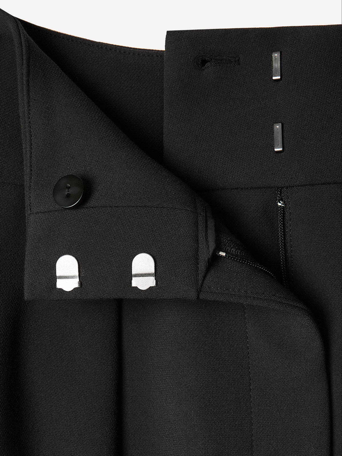 Twill High-Rise Barrel Pant