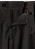 Slim Fit Wool Blend Charcoal Check Blazer
