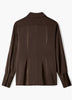 Woven Satin Long Sleeve Shirt