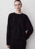 Knit Sweater Dolman Sleeve Cotton Blend