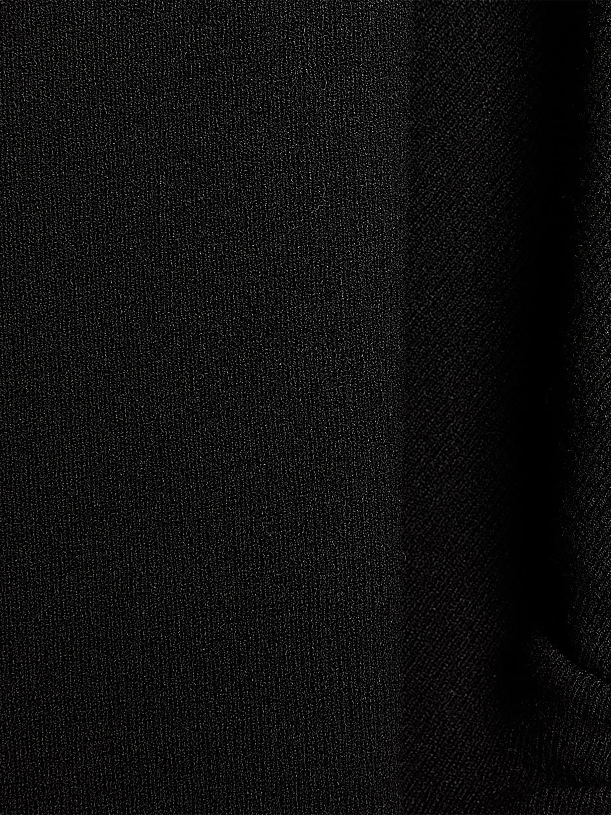 Robe Midi en Tricot à Manches aux Coudes et Col Bateau