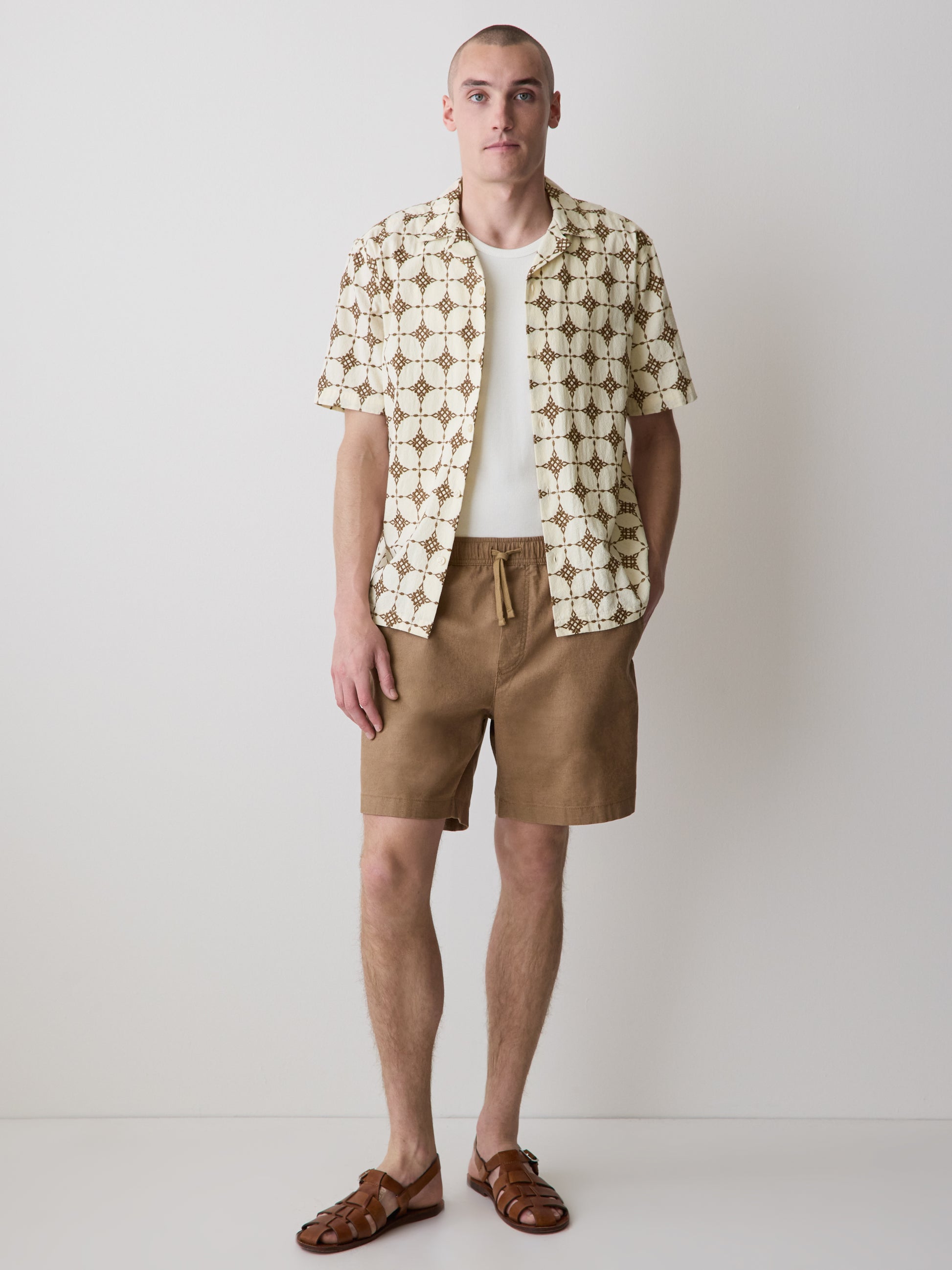 Tailored Cotton Short Sleeve Shirt