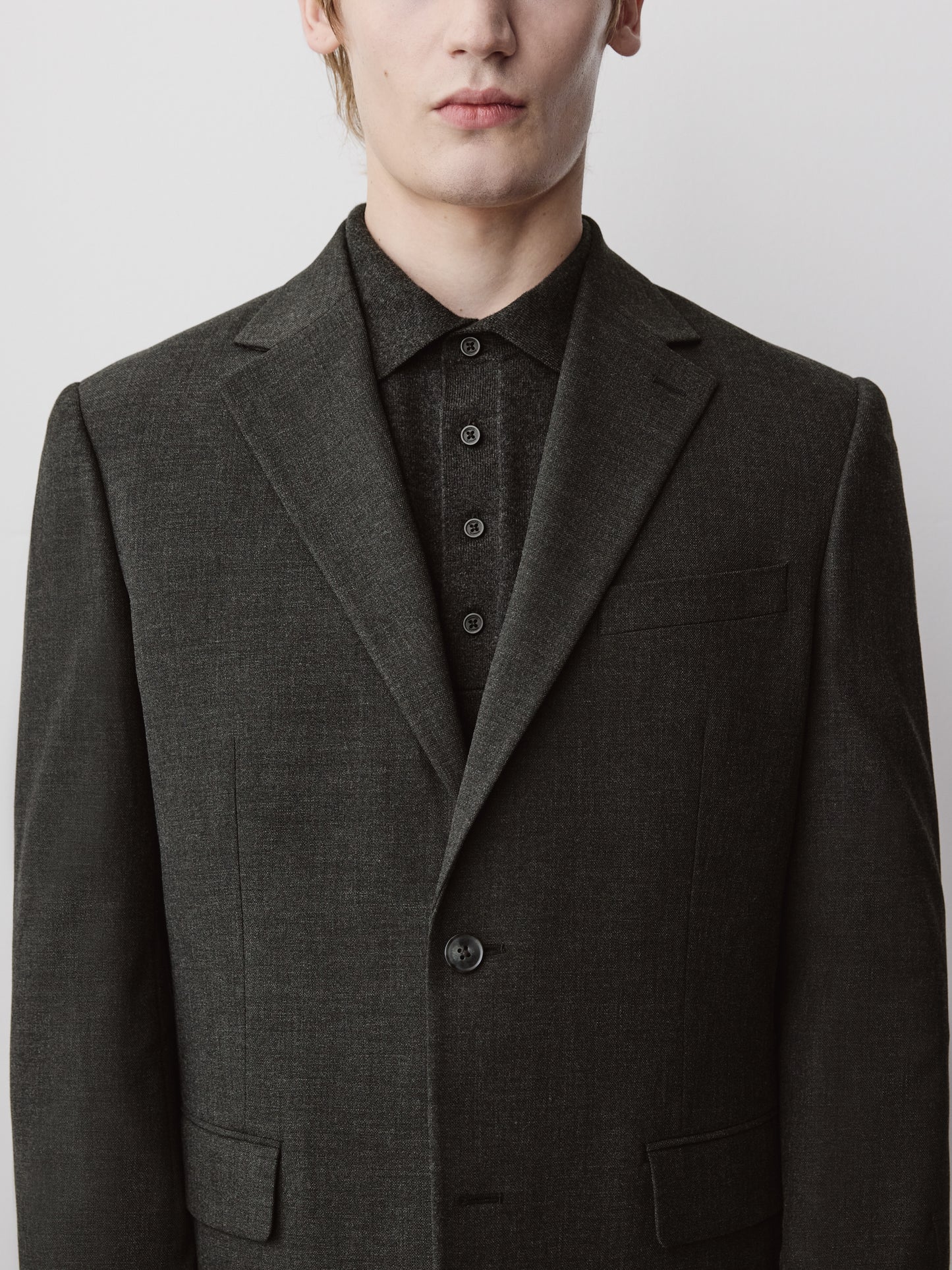 Woven Straight Tech Stretch Blazer