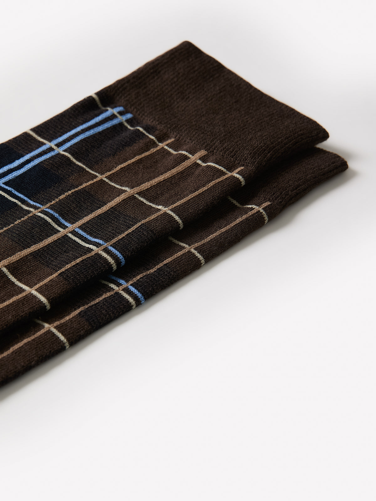 Men's Knit Socks Heritage Plaid Cotton Blend