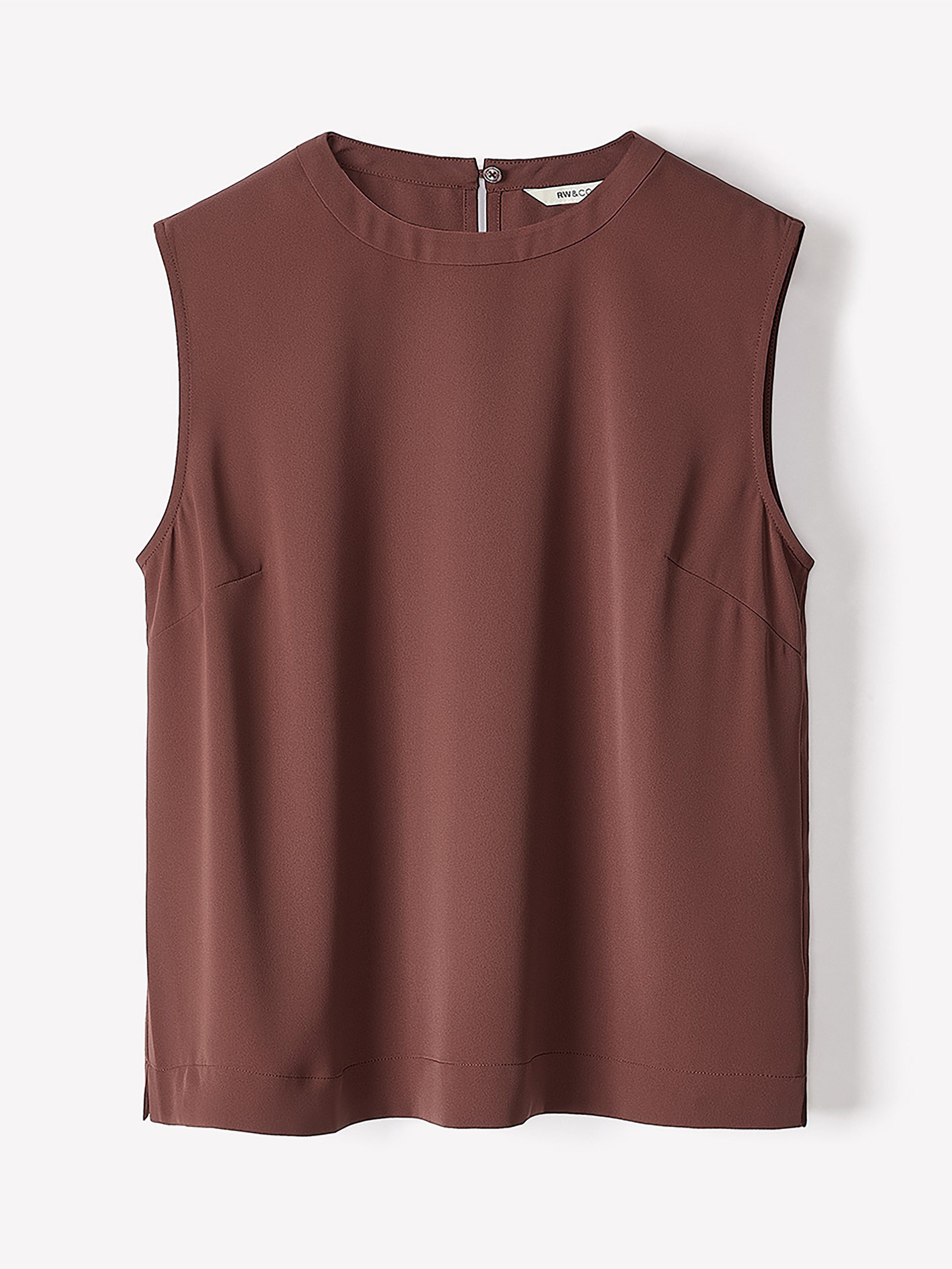 epa エパ candy cami Women's Luxe Crepe Crew-Neck Cami Classic Fit Sleeveless Top – RW&CO