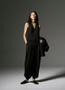 Balloon Fit Stretch Woven Pant Mid Rise