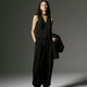 Balloon Fit Stretch Woven Pant Mid Rise