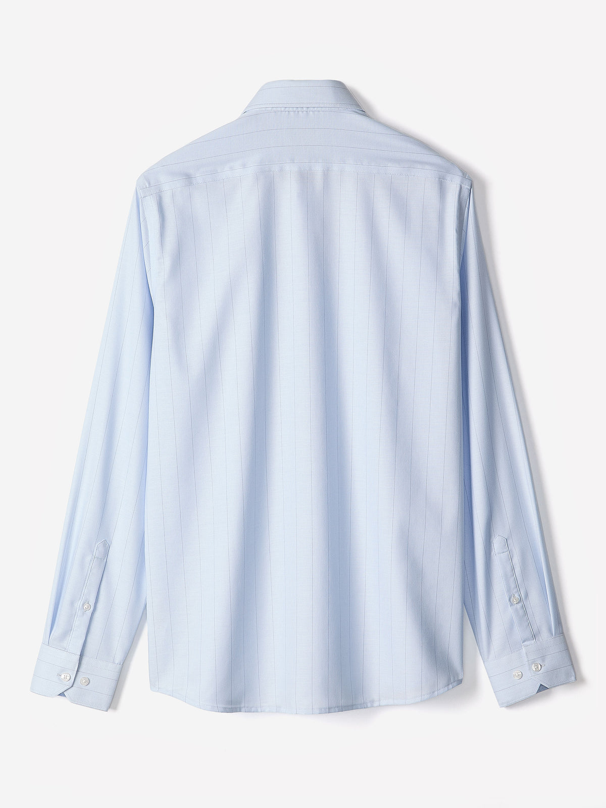 Woven Tailored Collar Shirt Large Fine Stripe